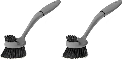 Greener Cleaner Dish Brush, Slate Grey, One Size (Pack of 2)