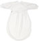 Dein Kinderland Alvi Baby Mäxchen Innensack Schlafsack Baumwolle weiß mit Babylöffel Babyschlafsack Ganzjahresschlafsack Innenschlafsack (62 cm)