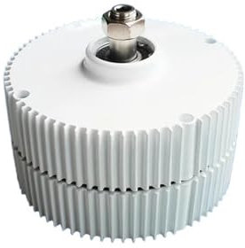 OUHFCASN Generatore Eolico Generatore Eolico 1000W 1500W Generatore Eolico 12V 24V 48V Tore idroelettrico a turbina ad Acqua Baja velocidad inicial para El hogar(Without Base,12V_1000W)