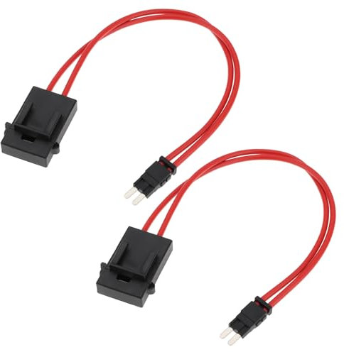 Be In Your Mind 2pcs 32V 5A Micro 2 Fuse Holder Extension Wire 16WAG Car Modification ACC Power Socket Extension for Car Auto Fuse Connector