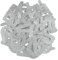 52 Pcs Glitter Alphabet A to Z Set Iron-on Letters, for Jackets, Backpacks, Hats Shirts - Silver