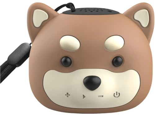 Lipfer Bluetooth Dog Speaker, Boys Room Decor, Kids Room, Cute Speakers, Mini, Mini Animal Wireless Speaker for Kids, Dog Shaped, Cute Birthday Gift
