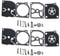 2set Carburetor Diaphragm Repair Kit For Husqvarna 136 137 141 142 41 36 Chainsaw Replace For ZAMA RB-137 C1Q Carburetor