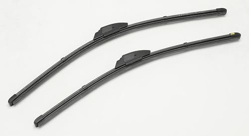 Frankberg 650mm+425mm 2x Balai d'Essuie-glace Gen2D,C-Adaptateur avec indicateur d'usure et chiffon de nettoyage Compatible avec C4 Cactus C4 Cactus Fourgon 0B 0P Avant