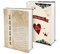 Logbuch-Verlag 2 Liebe Geschenk Bücher zum Selberschreiben leer eigene Liebesgeschichte persönlich Valentinstag Geschenkidee für Frau und Mann DIN A5