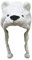 Petitebelle Halloween-Kostüm Tiere Hut Unisex-Kleidung Freie Größe Einheitsgröße Weiß Eisbär