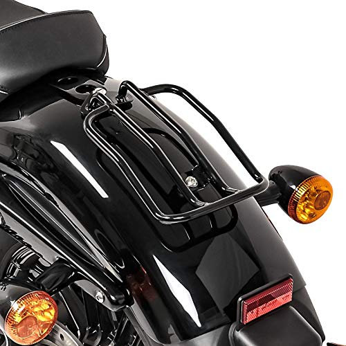 Porte-Bagages pour Harley Davidson Sportster 1200 Custom (XL 1200 C)/ CA (XL 1200 CA)/ CB (XL 1200 CB), 1200 Low (XL 1200 L), Nightster (XL 1200 N), Roadster (XL 1200 R) Craftride Noir 2004-