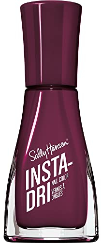 Sally Hansen Smalto Unghie Insta-Dri, ad Asciugatura Rapida, Effetto Manicure Professionale a Lunga Durata, 9.17 ml, 428 Zip Wine