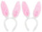 Bandeau Oreilles de Lapin,Oreilles de Lapin Bandeaux 2 pièces Peluche Bandeau avec Oreilles de Lapin pour Pâques de fête de Pâques Costume de Déguisement Décoration