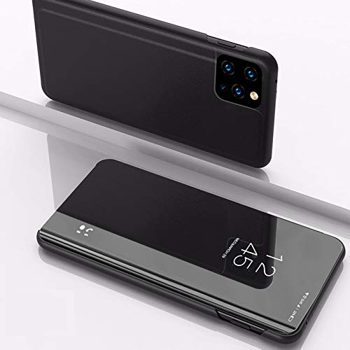 Hülle® Plating Flip Mirror Case for Apple iPhone 11 Pro (Black)