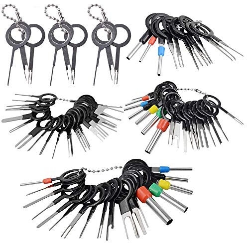 ETOPARS 76 Stück KFZ Kabel Stecker Ausbau Werkzeug Terminal Steckverbindung Entriegelungswerkzeug Klemme Werkzeug Verdrahtung Crimpverbinder