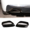 DIYUCAR Für neue 5er Serie G30 G38 2018-2022 Edelstahl Schalldämpfer Auspuffrohr Throat Tail Cover Trim Schwarz