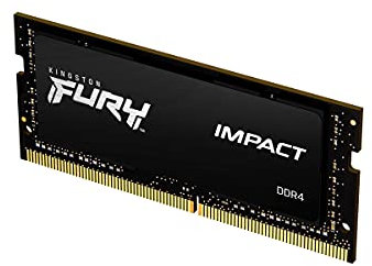 Kingston Module mémoire pour PC Portable Fury Impact KF432S20IB1/16 16 GB 1 x 16 GB RAM DDR4 3200 MHz CL20