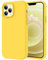 LOVE 3000 Compatible with iPhone 12 Pro Max Phone Case | Thickening Liquid Silicone | Anti-Scratch Microfiber Lining | Full-Body Duty Heavy Protection Case for iPhone 12 Pro Max Women Girls, Yellow