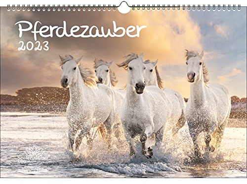 Seelenzauber Pferdezauber DIN A3 Kalender für 2023 Pferde und Fohlen, mehrfarbig, KN2023-3W-0014-D-0