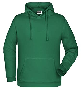 James & Nicholson Herren Basic Kapuzensweat - Klassischer Hoody mit Kängurutasche