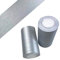 LUO YIYI Gebürstete Metall-Optik, abziehen und aufkleben, PVC, selbstklebende Tapete, Bordüre, Zierleisten, Aufkleber, Haarlinie, 10 cm x 10 cm (Silber)