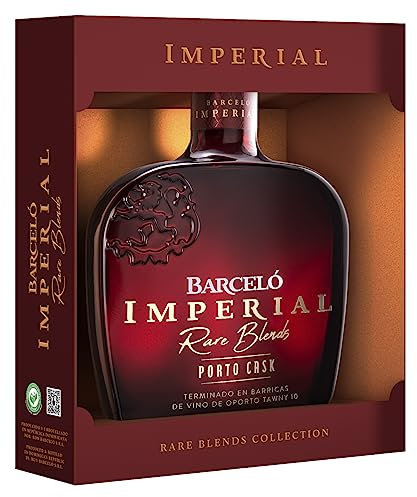 Ron Barceló Imperial Porto Cask 40% vol. (1 x 0,7 l) veredelter Dominikanischer Rum mit besonderem Cask Finishing in ehem. Portweinfässern; in edler Geschenkbox; Rare Blend Collection