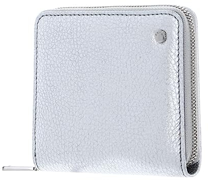 ABRO Monedero, Unisex-Erwachsene Reisezubehör- Brieftasche, Silver,
