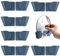 DQZSY Pot Lid Holder 6 Pairs Hanging Pot Lid Organization Lovers, Kitchen Bracket Hanging Holder, Easy Kitchen Adjustable Pot Lid Storage Rack