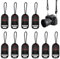 Jaczora 10 PCS Camera Strap Quick Release Adapter,Universal Camera Strap Rapid Connectors,for DSLR SLR Cameras Neck Shoulder Strap Binoculars Adapter Connect Connection Links