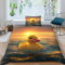 YKSDLFDUI Gelbe Ente Bettbezug Bettwäsche Set Kinderbettwäsche Reißverschluss Mit Kissenbezügen Betten Set Für Jungen Und Mädchen, Kinder Single（135x200cm）
