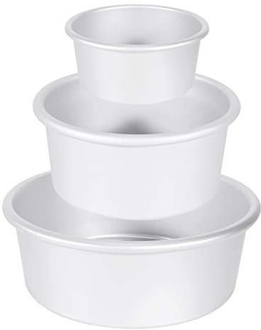 Giilayky Moule à Gâteau Rond en Aluminium Antiadhésif et Anti-Fuite, Parfait pour Le Smash de Niveau