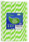 Lives on Green Lot de 100 pailles jetables, en papier, 19,7 x 0,6 cm, rayures vertes et blanches, biologiques et compostables