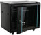 ECUTEE Data Server Rack Cabinet 9U Network Computer & Server Racks 19 Inch Black Storage Rack for Home Office Server Room Computer Equipment with Glass Door, 450mm Deep Wall Mounted 600×450×500mm