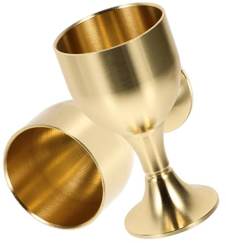 MAGICLULU Tazza Buddista in Rame Artigianato Accessori Per Offerte Tazza Buddista in Metallo Per Meditazione Casa