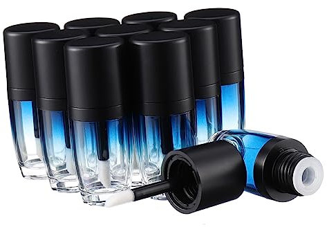 MUSISALY 10stücke Mattfarben Lipgloss-rohre Reiseleere Probenflasche Make-up-tool