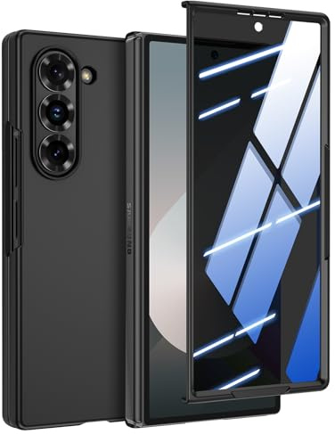 Doeshine für Samsung Z Fold 6 Hülle Dünn,Privacy Displayschutzfolie,Schwarz