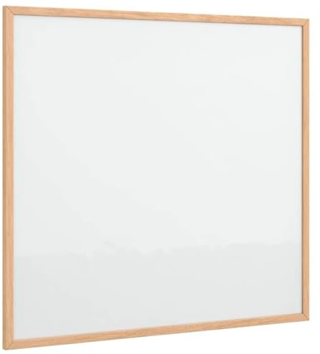 vidaXL Tableau blanc magnétique avec cadre en pin massif 60 x 55 cm