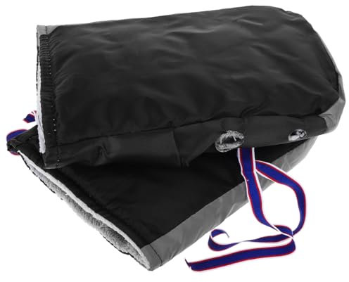 MUCKLILY 1paar wasserdichte Motorradhandschuhe Mit Fleece-Futter Winter-lenkerhandschuhe Extra Dicke Muffs Für Roller Und Elektromotorräder Winddicht Und Isolierend Für Kalte Fahrten