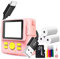 Kznifmk Mini Macchina Fotografica Portatile con Stampa Termica, Regalo alla Moda per Bambini, A Automatica Istantanea, Rosa