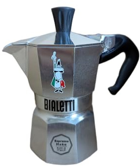 Bialetti Moka Express Omino Icon Limited Edition (Silver, 1 Cup)