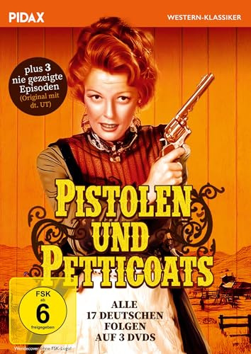 Pistolen und Petticoats / Alle 17 deutsch synchronisierten + 3 NIE GEZEIGTE FOLGEN der Westernserie (Pidax Western-Klassiker) [DVD] [1966]