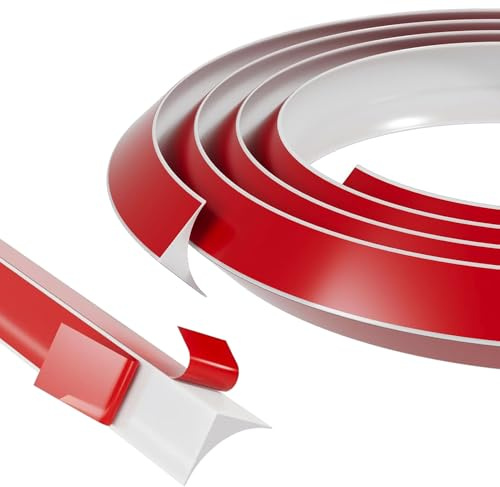 3M Coving for Ceilings, Silicone Quadrant Trim Coving | Flexible Moulding Skirting Board Trim, Wall Corner Edging Strip for Laminate Flooring Wall Corner Tile Edging Strip