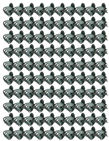 AWJUWHBJ 20/100 Stück Pflanzenclips Blumen und Reben für Stängel, Weinreben, Anzucht-Clips