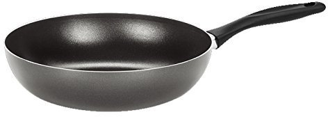 Padella alta saltapasta antiaderente professionale manico isolante Pentalux Black Line uso professionale (D.28cm H.7cm)