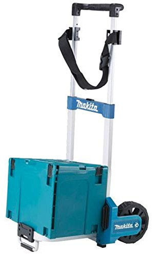 Makita Foldable MakPac Case Trolley Sack Truck with Belt + Deep Makpac 3 Case