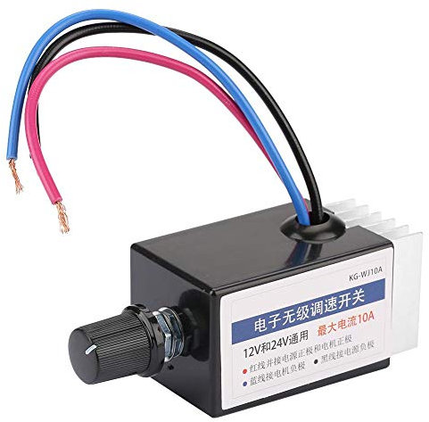 DC Motor Speed Controller, Fydun Universal 12V/24V Motor Speed Controller Switch For Car Truck Fan Heater Control