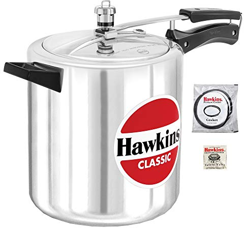 Autocuiseur Hawkins classique en aluminium de 8 litres avec livre de recettes LSL