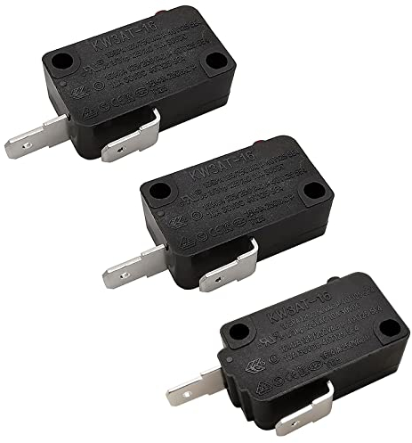 Microwave Oven Door Switch Replacement Part, 16A 125VAC, 2X KW3AT-16 Normally Open + 1x KW3AT-16 Normally Closed