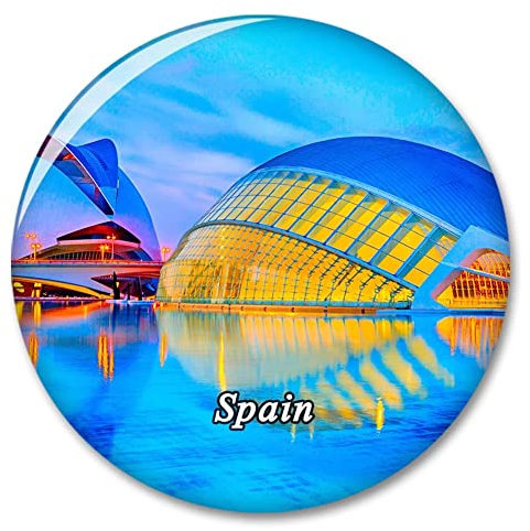 Spain Valencia Fridge Magnet Decorative Magnet Tourist City Travel Souvenir Collection Gift Strong Refrigerator Sticker