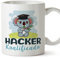 MUGFFINS Tazas para HACKER hombre - En Español - Koalificado/koalificada - 11 oz / 330 ml - Regalo original y divertido