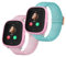 Polyjoy 2 Stück Kinder Nylon Armbänder kompatibel mit Xplora X6 Armband, Weiches, dehnbares Mädchen Jungen Ersatzbänder für Xplora X6 Play/Pro