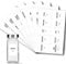 Pack of 70 Minimalist Kitchen Labels for Containers (35 x 55 mm) Rectangle Waterproof Spice Labels for Small Jars Spice Jar Labels Pre Printed for Seeds Bottles and Pantry Storage Papa Prints®