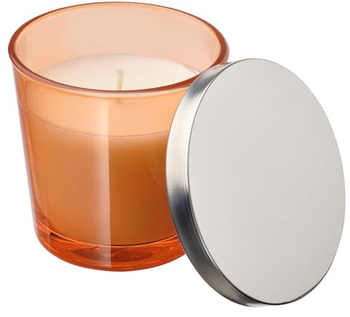 Generisch ASPSKOG Duftkerze im Glas mit Deckel, 25 Stunden, Gewürzter Kürbis/Orange