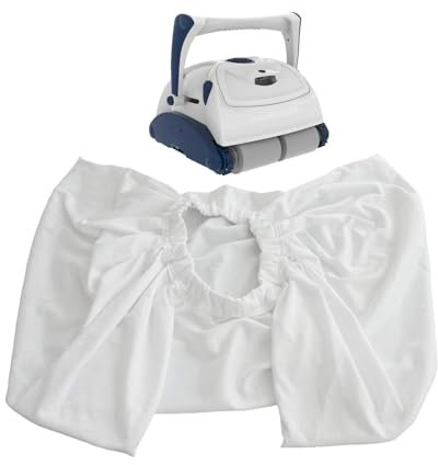 Sac de rechange pour aspirateur de piscine - Sacs d'aspirateur de piscine - Sac de rechange pour feuilles d'aspirateur de piscine - Sacs filtrants lavables pour piscine